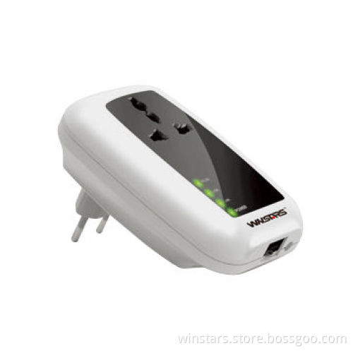 AV500 Powerline Adapter with AC Pass Through Starter Kit, Plug-and-play Function
